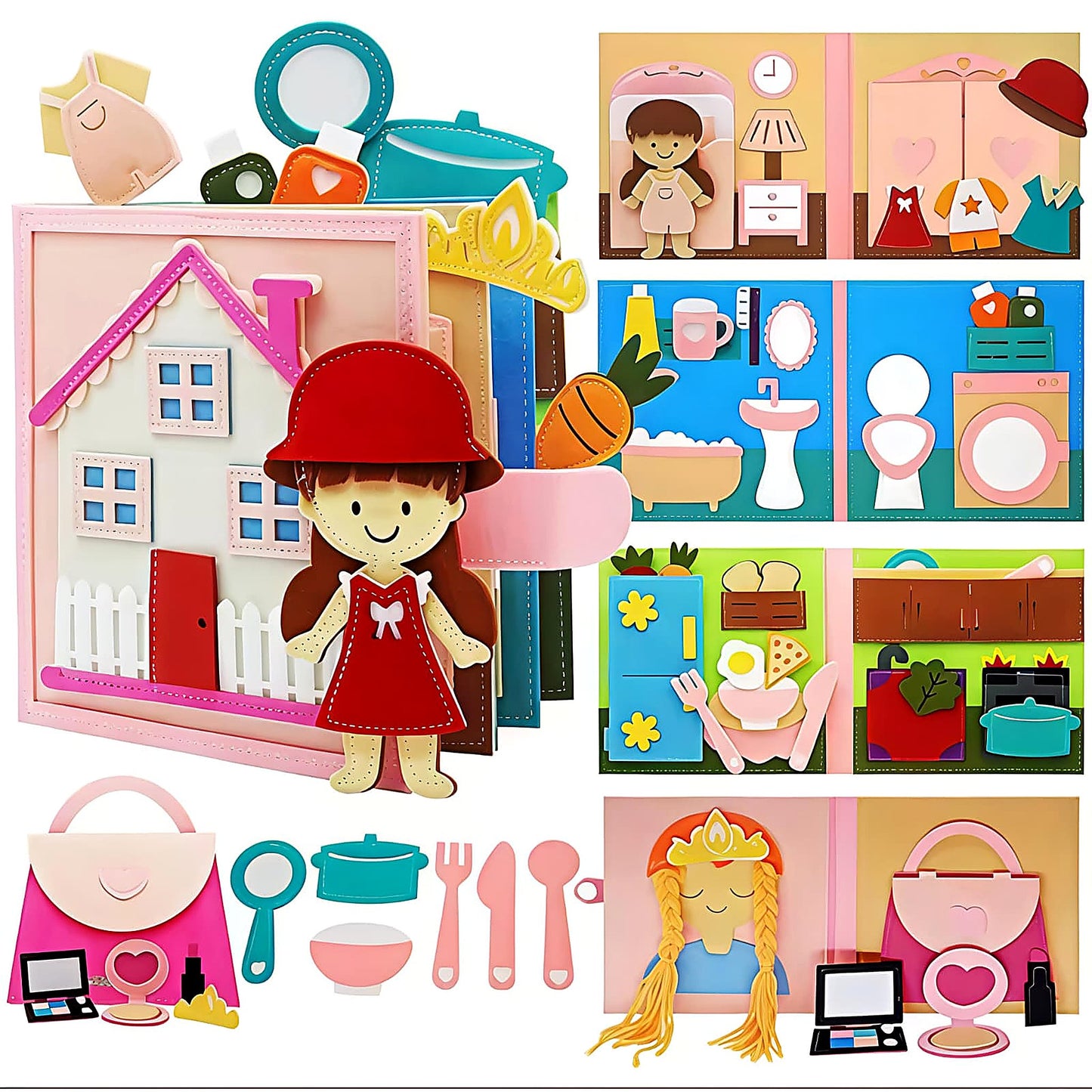 EduKids™ – Montessori Livre Éducatif dès 1 an